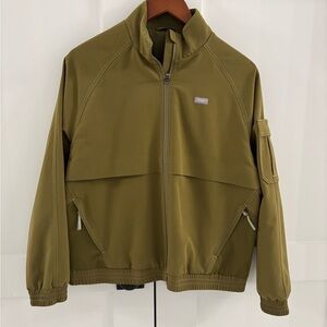 Figs MARTINI OLIVE Medium Sydney Cargo Jacket EUC